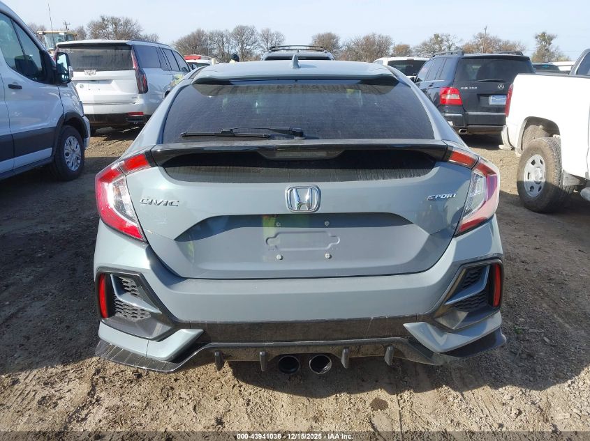 2021 Honda Civic Sport VIN: SHHFK7H44MU208828 Lot: 43941036