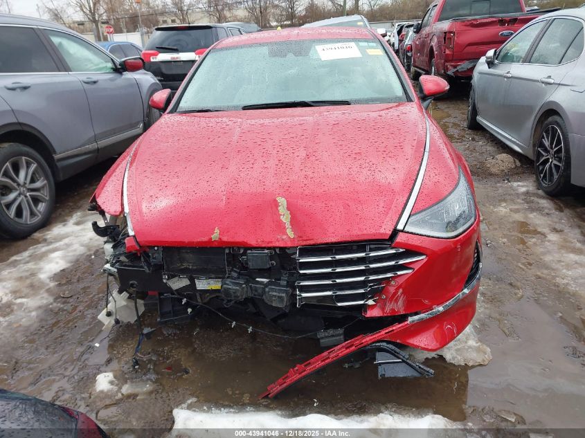 2022 Hyundai Sonata Hybrid Sel VIN: KMHL34JJ8NA038639 Lot: 43941046