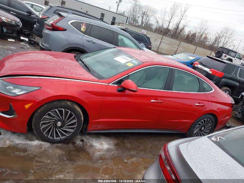 2022 Hyundai Sonata Hybrid Sel VIN: KMHL34JJ8NA038639 Lot: 43941046