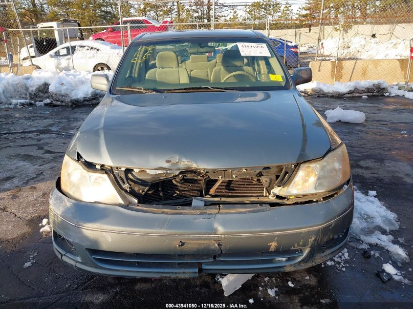 2002 Toyota Avalon Xl VIN: 4T1BF28B82U202603 Lot: 43941050