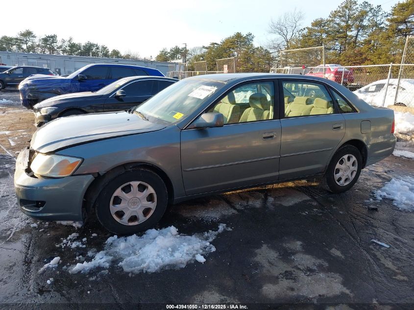 2002 Toyota Avalon Xl VIN: 4T1BF28B82U202603 Lot: 43941050