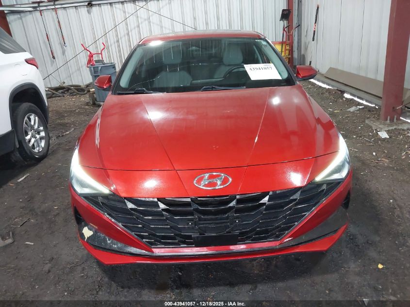 2021 Hyundai Elantra Limited VIN: KMHLP4AG6MU157831 Lot: 43941057