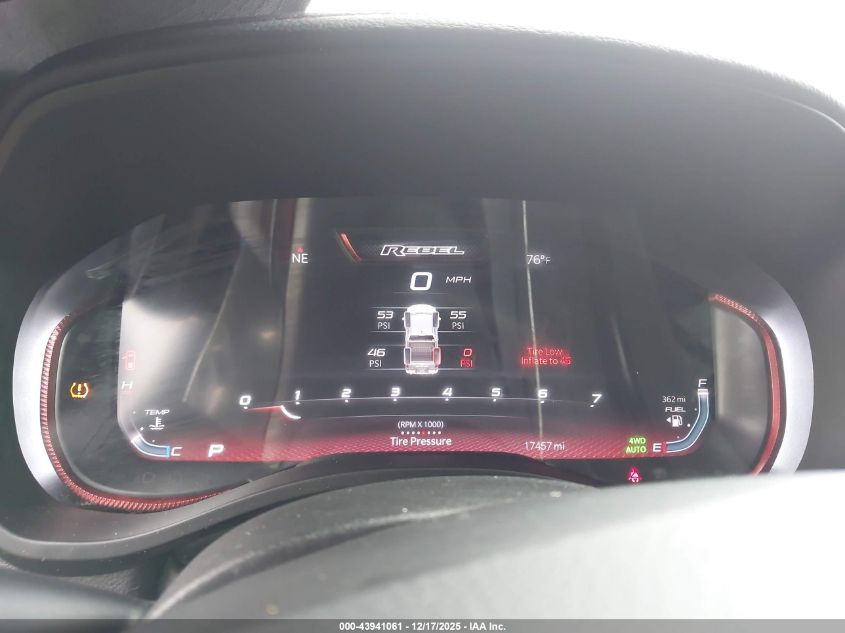 2025 Ram 1500 Rebel 4X4 5'7 Box VIN: 1C6SRFLP7SN634977 Lot: 43941061