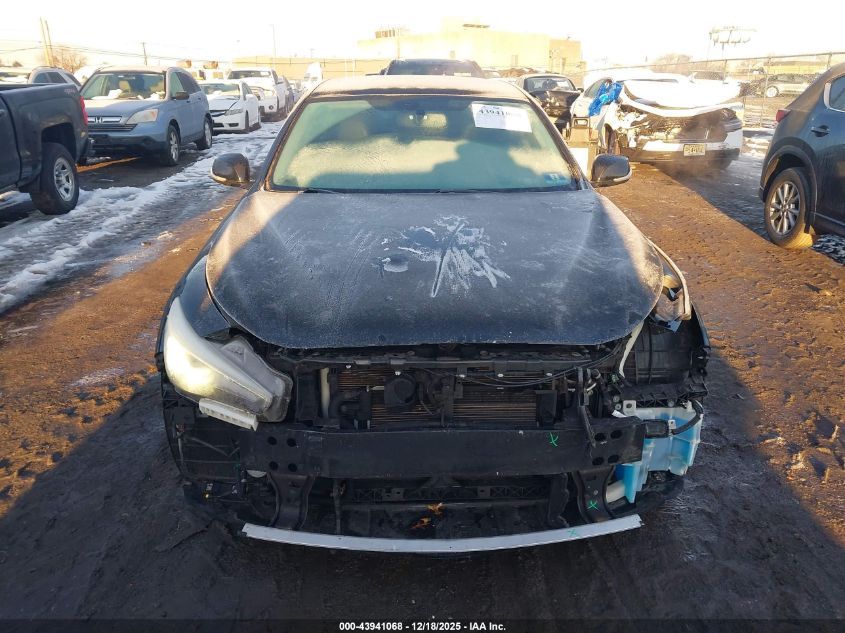 2018 Infiniti Q50 3.0T Luxe VIN: JN1EV7AR9JM435741 Lot: 43941068