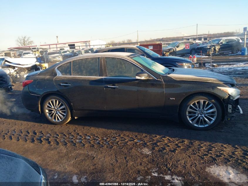 2018 Infiniti Q50 3.0T Luxe VIN: JN1EV7AR9JM435741 Lot: 43941068