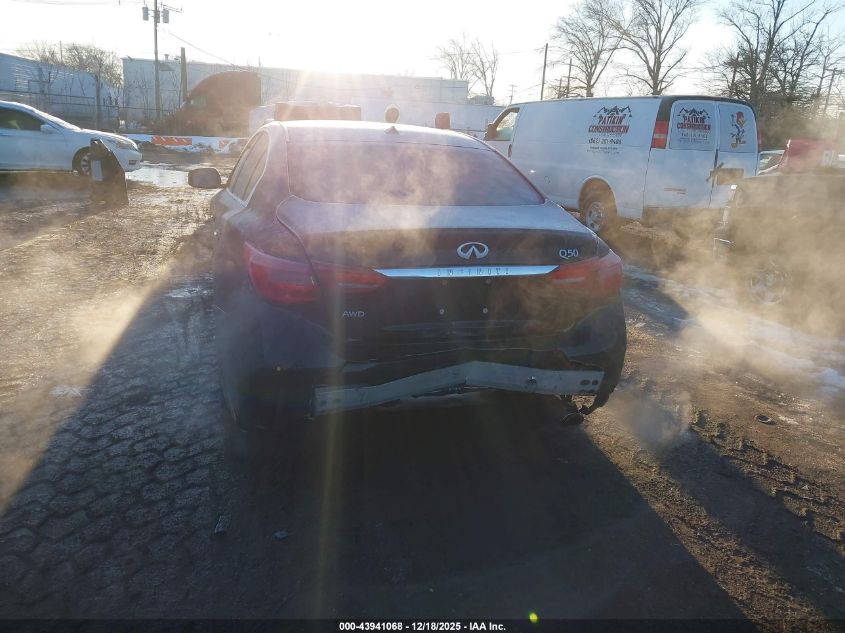 2018 Infiniti Q50 3.0T Luxe VIN: JN1EV7AR9JM435741 Lot: 43941068