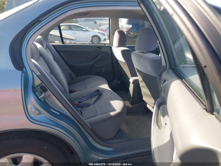 2000 Honda Civic Value Package VIN: 2HGEJ6611YH572404 Lot: 43941075