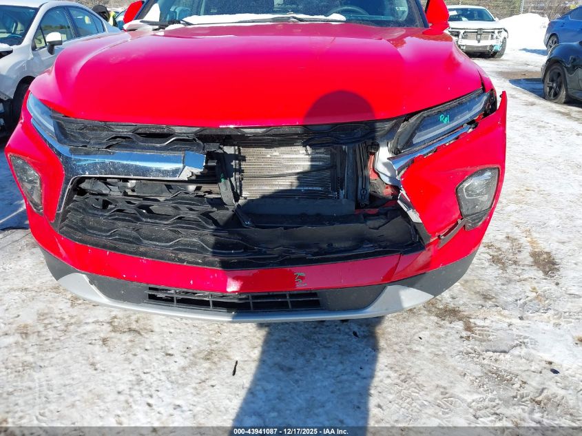 2023 Chevrolet Blazer Awd 2Lt VIN: 3GNKBHR47PS169255 Lot: 43941087