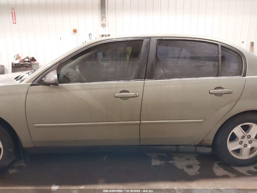 2005 Chevrolet Malibu Ls VIN: 1G1ZT52885F279953 Lot: 43941094