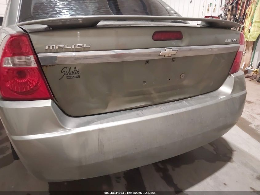 2005 Chevrolet Malibu Ls VIN: 1G1ZT52885F279953 Lot: 43941094