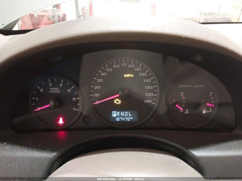 2005 Chevrolet Malibu Ls VIN: 1G1ZT52885F279953 Lot: 43941094