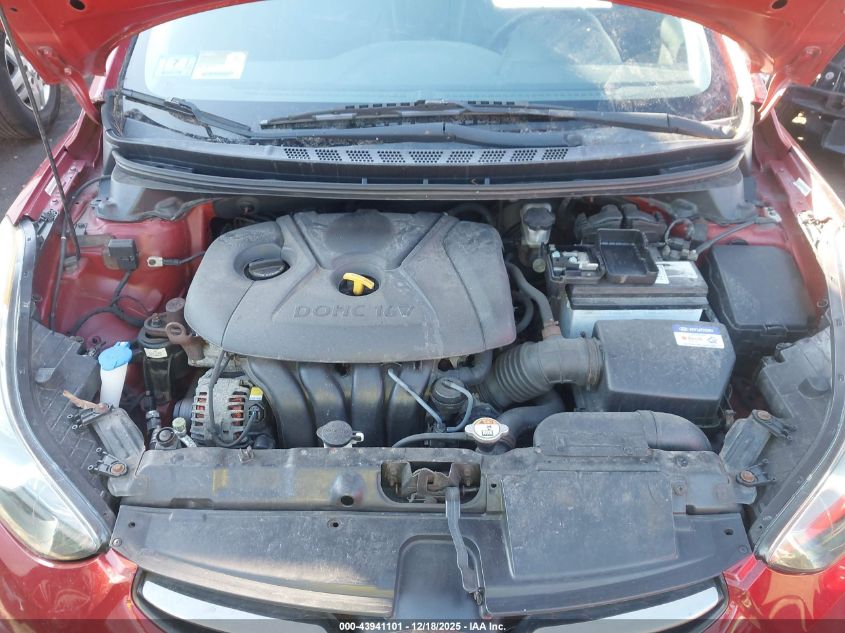 2012 Hyundai Elantra Limited (Ulsan Plant) VIN: KMHDH4AE9CU489163 Lot: 43941101