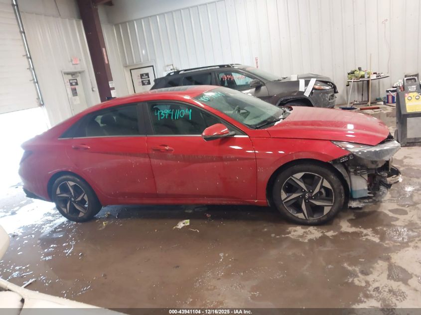 2022 Hyundai Elantra Sel VIN: 5NPLN4AG0NH057794 Lot: 43941104
