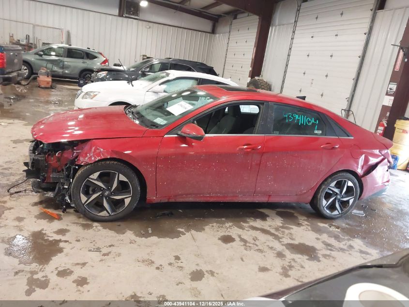 2022 Hyundai Elantra Sel VIN: 5NPLN4AG0NH057794 Lot: 43941104