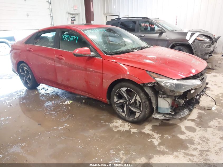 2022 Hyundai Elantra Sel VIN: 5NPLN4AG0NH057794 Lot: 43941104