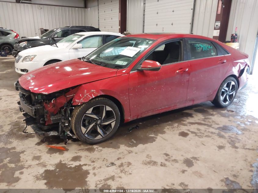 2022 Hyundai Elantra Sel VIN: 5NPLN4AG0NH057794 Lot: 43941104