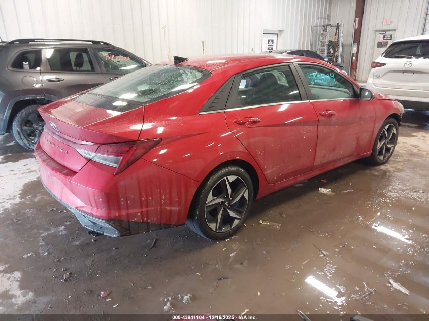 2022 Hyundai Elantra Sel VIN: 5NPLN4AG0NH057794 Lot: 43941104