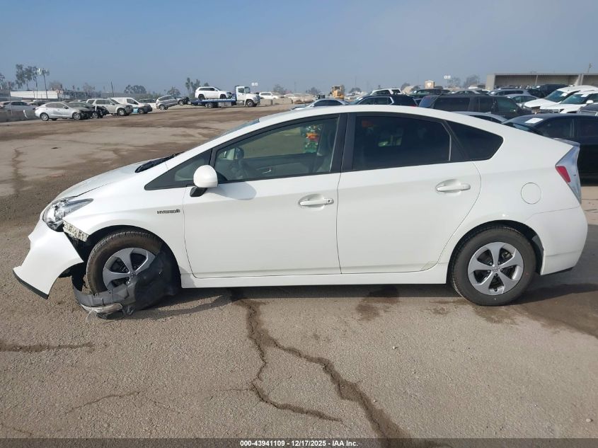 2015 Toyota Prius Two VIN: JTDKN3DU5F0454357 Lot: 43941109
