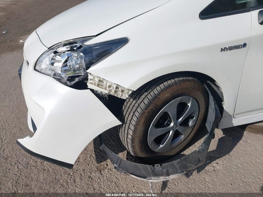 2015 Toyota Prius Two VIN: JTDKN3DU5F0454357 Lot: 43941109