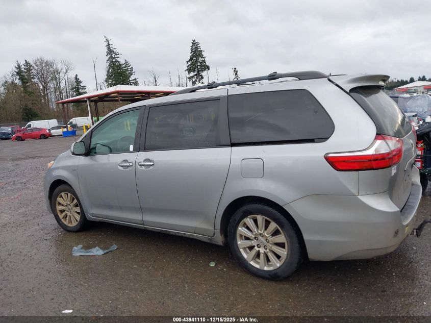 2017 Toyota Sienna Xle Premium 7 Passenger VIN: 5TDDZ3DC9HS162294 Lot: 43941110