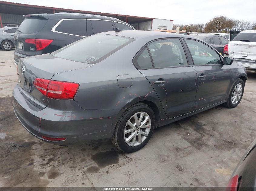 2015 Volkswagen Jetta 1.8T Se VIN: 3VWD17AJ6FM319579 Lot: 43941113