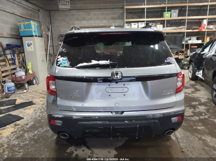 2019 Honda Passport Elite VIN: 5FNYF8H05KB026103 Lot: 43941116