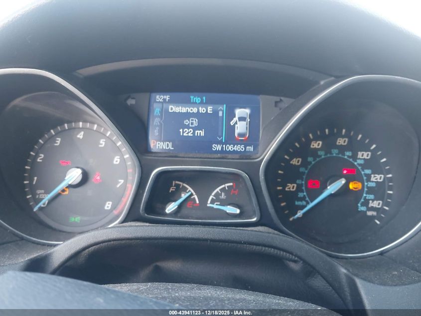 2014 Ford Focus Se VIN: 1FADP3F22EL134608 Lot: 43941123