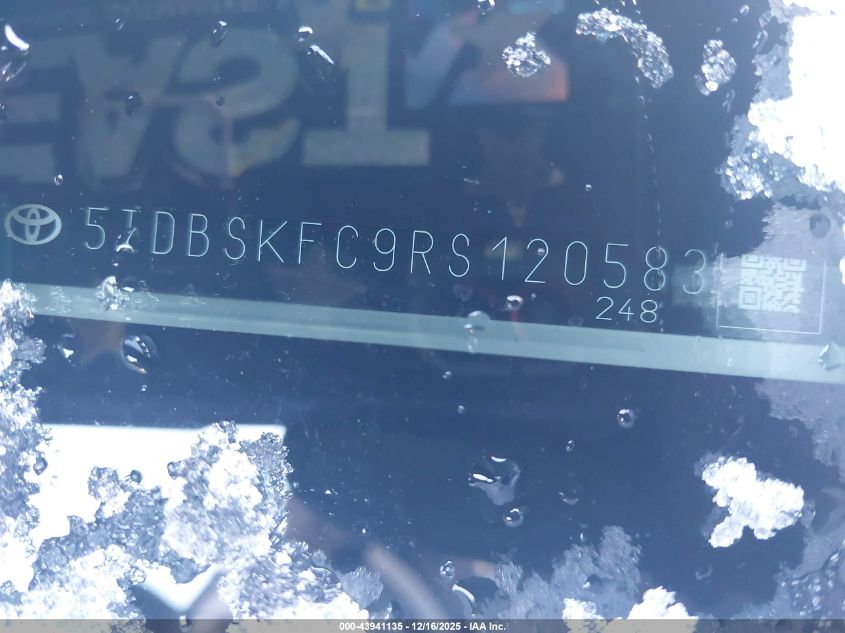 2024 Toyota Sienna - 5TDBSKFC9RS120583