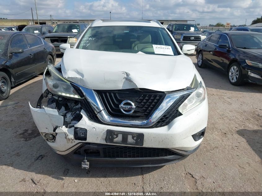 2018 Nissan Murano Platinum VIN: 5N1AZ2MG1JN198861 Lot: 43941149