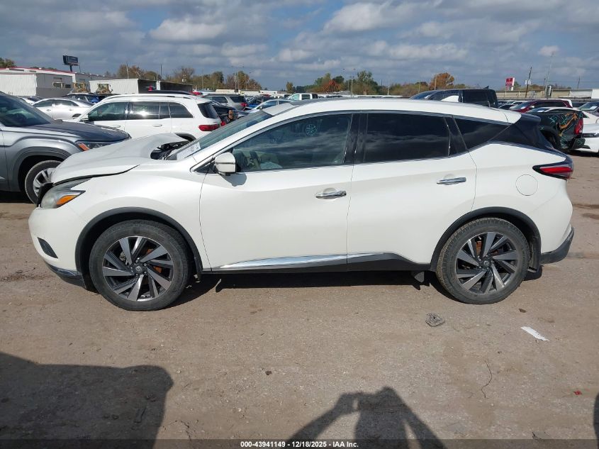 2018 Nissan Murano Platinum VIN: 5N1AZ2MG1JN198861 Lot: 43941149