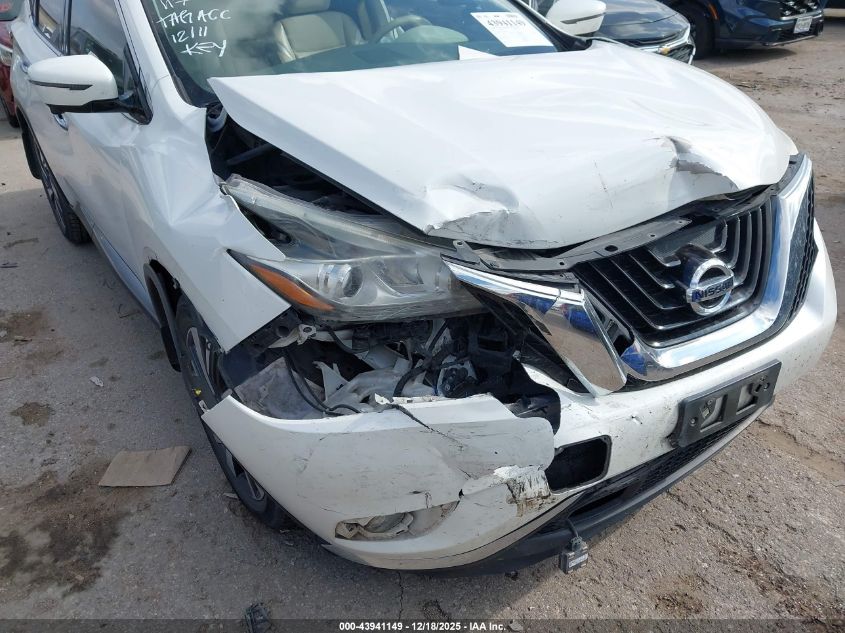 2018 Nissan Murano Platinum VIN: 5N1AZ2MG1JN198861 Lot: 43941149