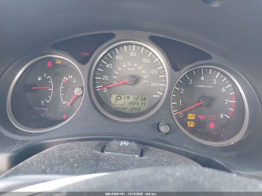 2005 Subaru Forester 2.5Xt VIN: JF1SG69625H734202 Lot: 43941161