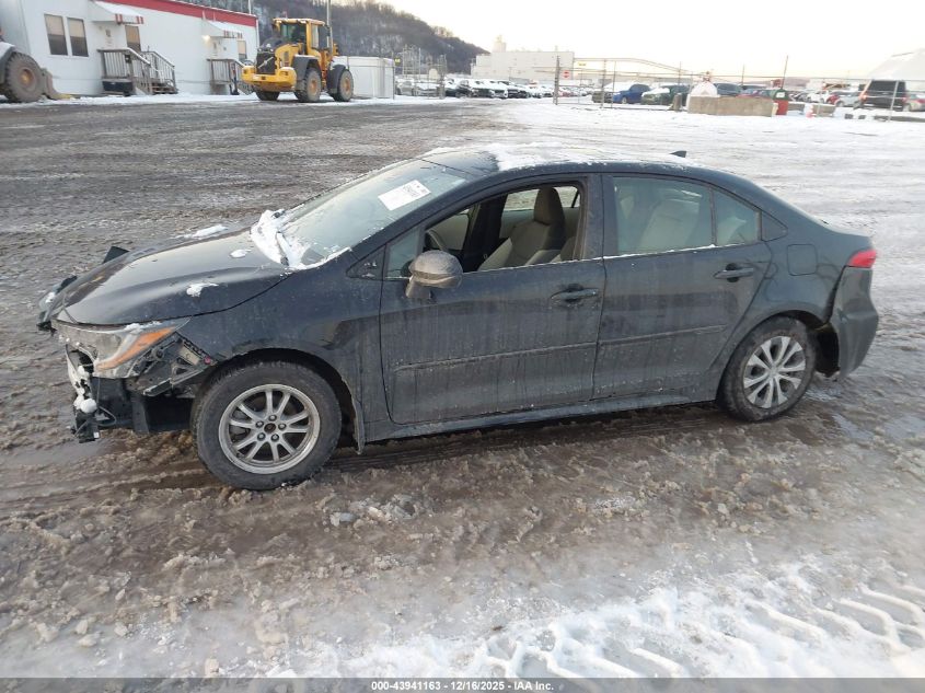2022 Toyota Corolla Hybrid Le VIN: JTDEAMDE5NJ060616 Lot: 43941163