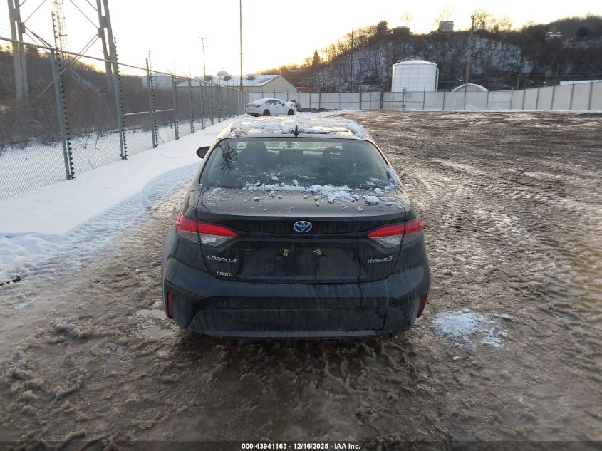 2022 Toyota Corolla Hybrid Le VIN: JTDEAMDE5NJ060616 Lot: 43941163
