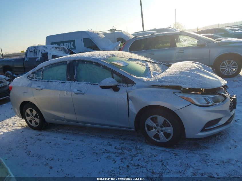 2018 Chevrolet Cruze Ls Auto VIN: 1G1BC5SM3J7177771 Lot: 43941166