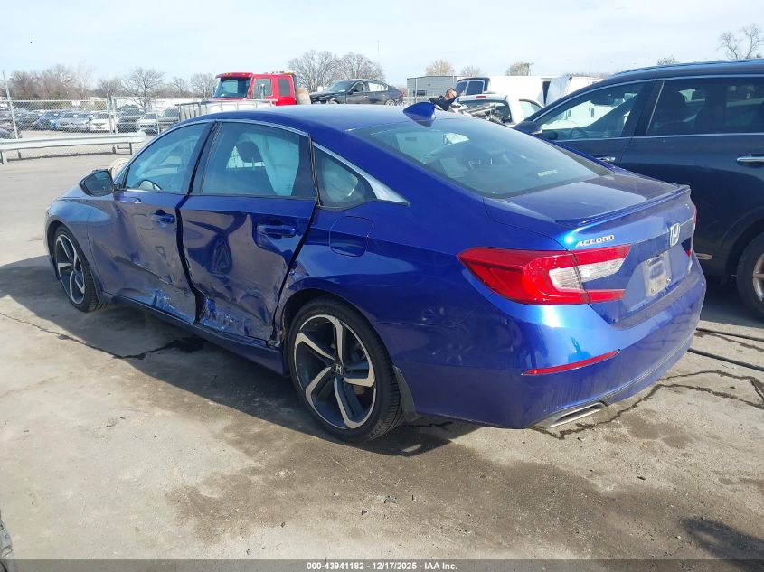 2018 Honda Accord Sport VIN: 1HGCV1F34JA137705 Lot: 43941182