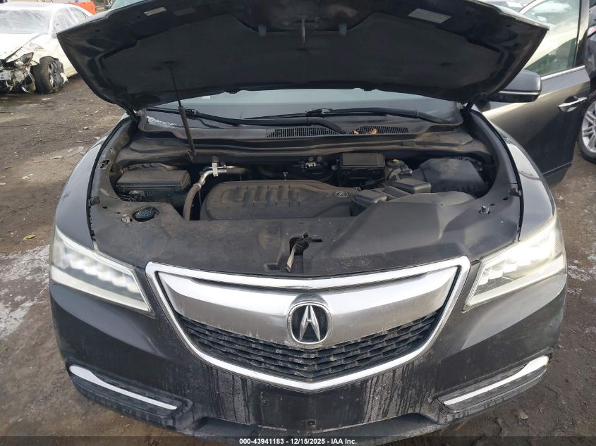 2014 Acura Mdx Technology Package VIN: 5FRYD4H40EB022125 Lot: 43941183