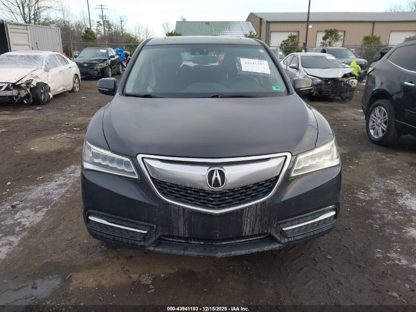 2014 Acura Mdx Technology Package VIN: 5FRYD4H40EB022125 Lot: 43941183