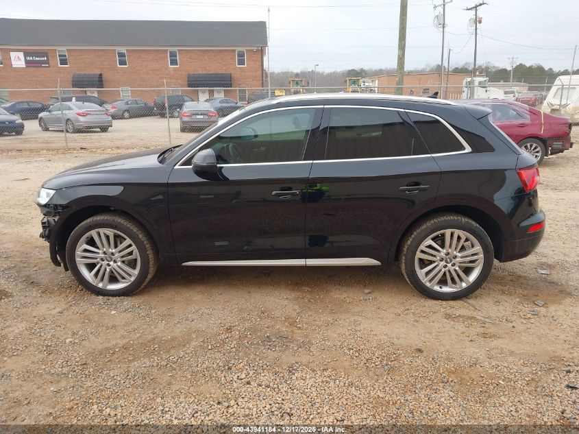 2018 Audi Q5 2.0T Premium/2.0T Tech Premium VIN: WA1BNAFY1J2109287 Lot: 43941184