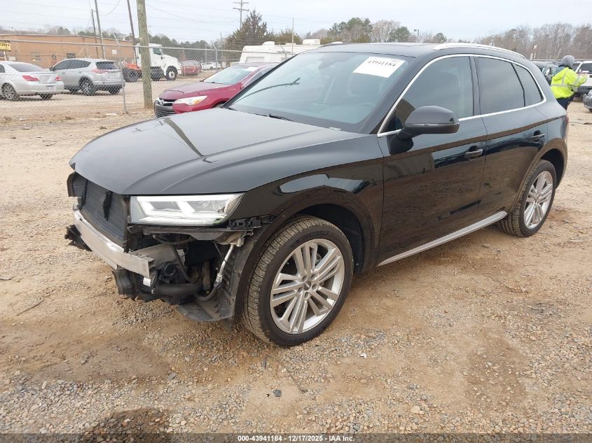 2018 Audi Q5 2.0T Premium/2.0T Tech Premium VIN: WA1BNAFY1J2109287 Lot: 43941184