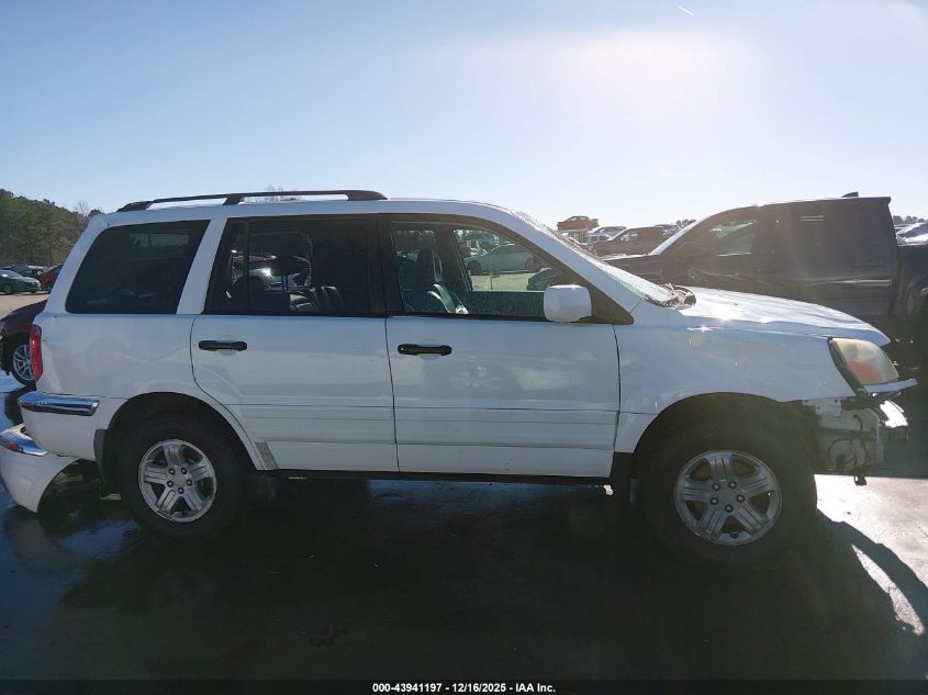 2003 Honda Pilot Ex-L VIN: 2HKYF18523H537256 Lot: 43941197