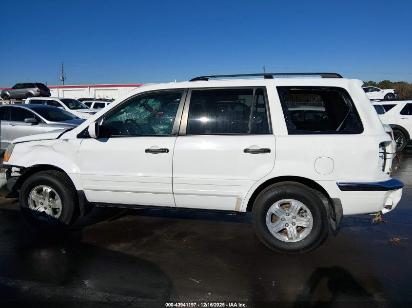 2003 Honda Pilot Ex-L VIN: 2HKYF18523H537256 Lot: 43941197