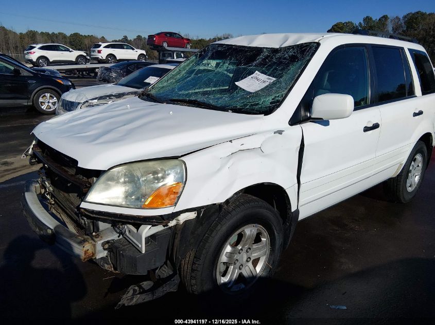2003 Honda Pilot Ex-L VIN: 2HKYF18523H537256 Lot: 43941197