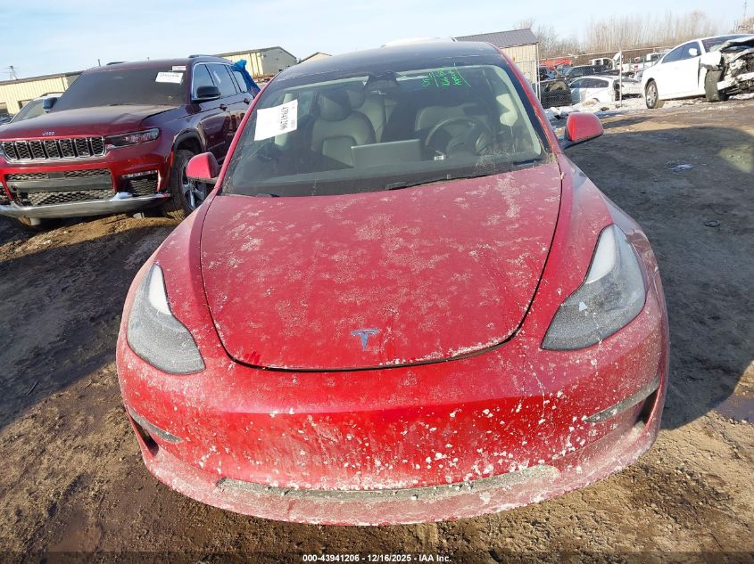 2023 Tesla Model 3 Rear-Wheel Drive VIN: 5YJ3E1EA5PF517005 Lot: 43941206