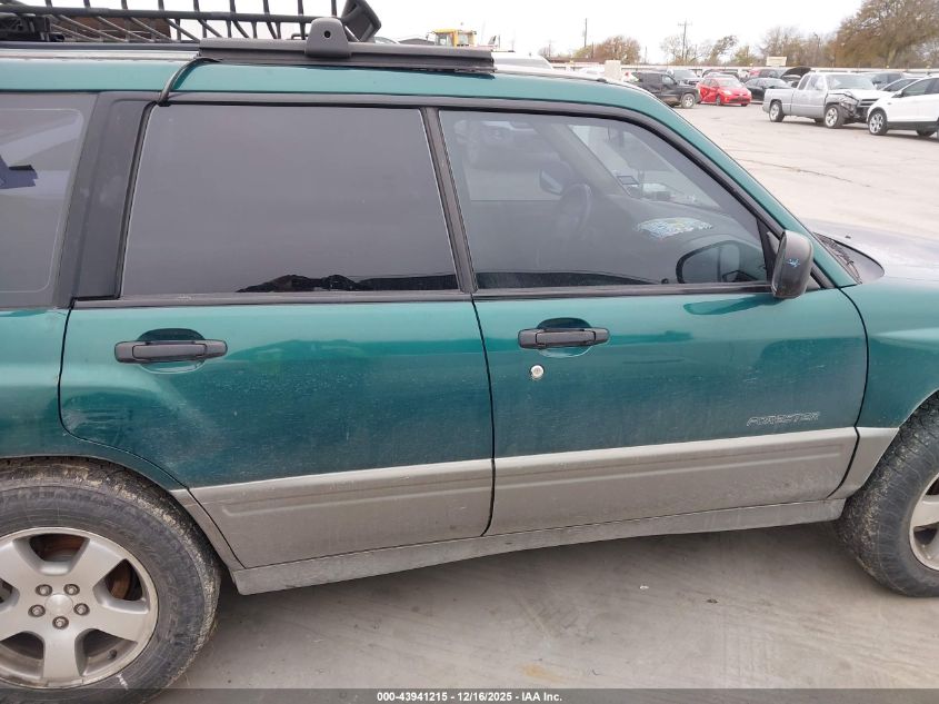 1999 Subaru Forester S VIN: JF1SF6551XG720252 Lot: 43941215