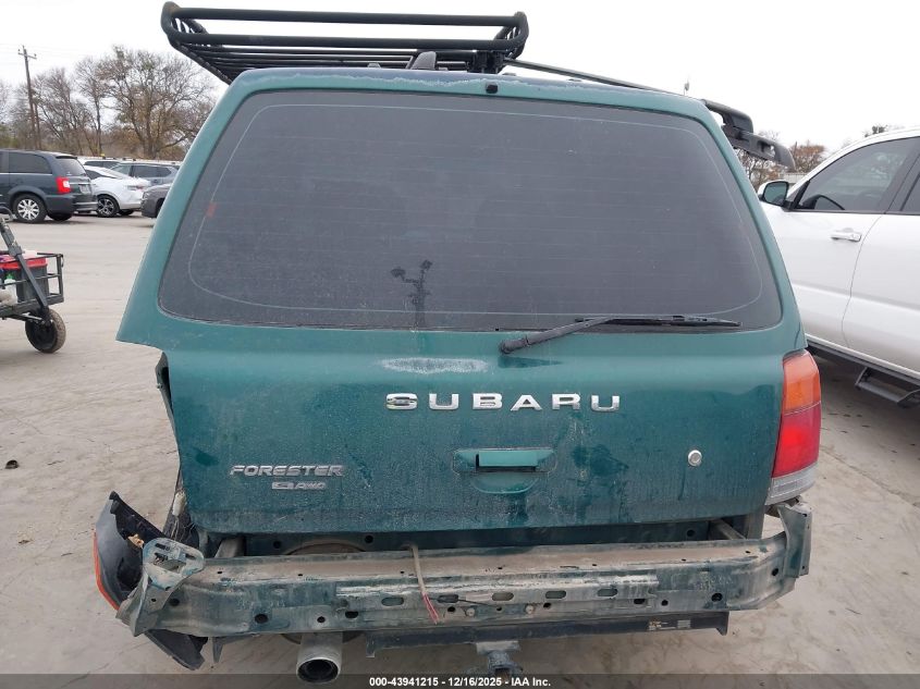 1999 Subaru Forester S VIN: JF1SF6551XG720252 Lot: 43941215