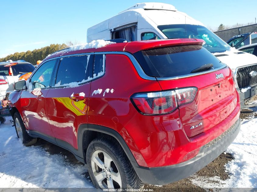 2019 Jeep Compass Latitude 4X4 VIN: 3C4NJDBBXKT813165 Lot: 43941223