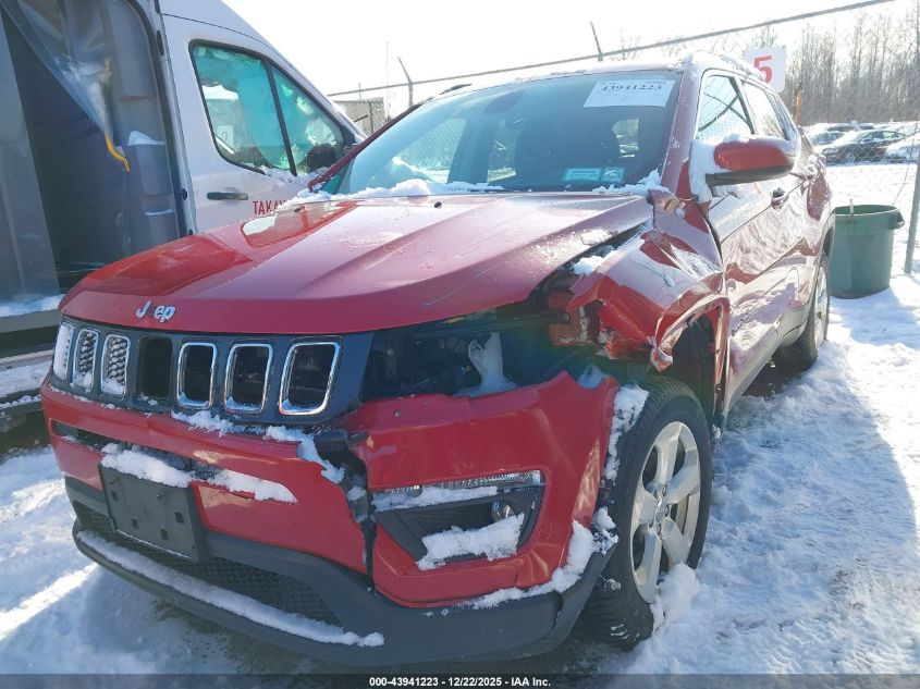 2019 Jeep Compass Latitude 4X4 VIN: 3C4NJDBBXKT813165 Lot: 43941223