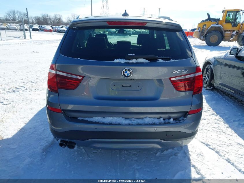 2017 BMW X3 xDrive28I VIN: 5UXWX9C31H0W75334 Lot: 43941237