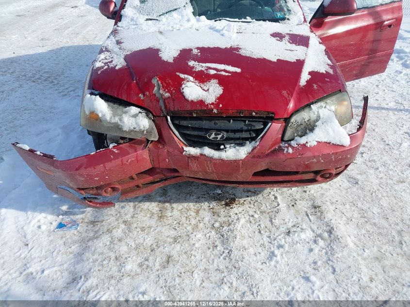 2006 Hyundai Elantra Gls/Limited VIN: KMHDN46D66U206506 Lot: 43941265